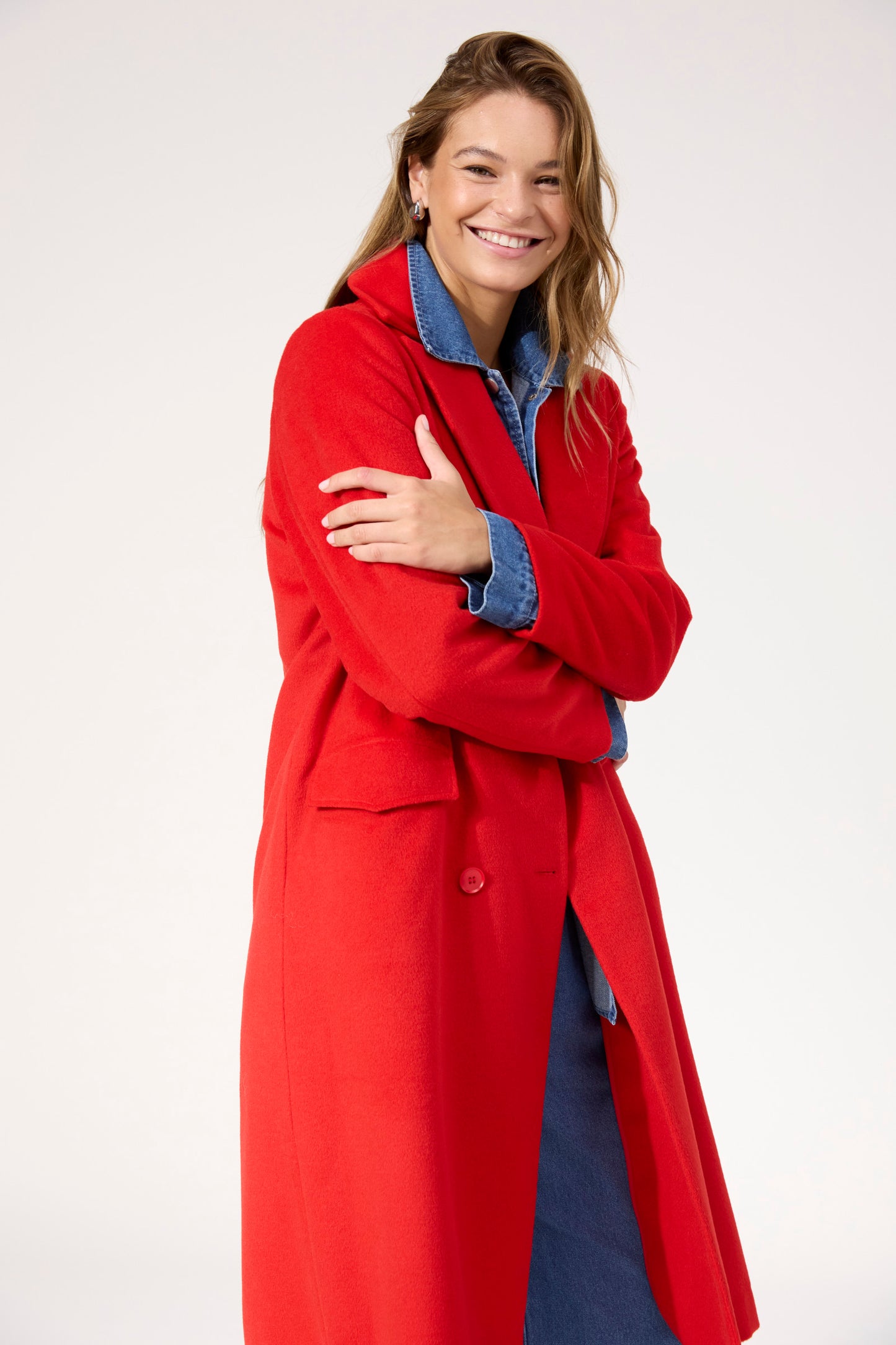 Chicago Coat from The Haven Co - Red