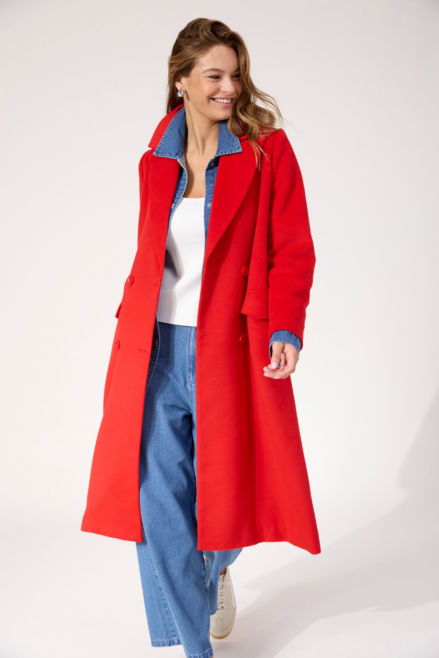 Chicago Coat from The Haven Co - Red