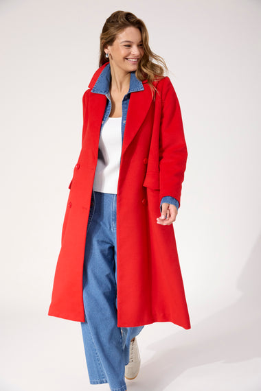 Chicago Coat from The Haven Co - Red