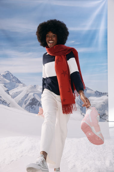 Savoie Stripe Jumper from The Haven Co -Navy Stripe