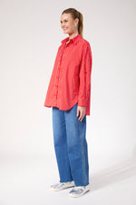 Fairbanks Stripe Shirt from The Haven Co - Red