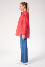 Fairbanks Stripe Shirt from The Haven Co - Red