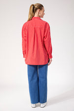 Fairbanks Stripe Shirt from The Haven Co - Red