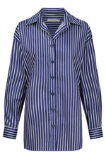 Fairbanks Stripe Shirt from The Haven Co - Navy
