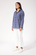 Fairbanks Stripe Shirt from The Haven Co - Navy