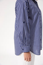 Fairbanks Stripe Shirt from The Haven Co - Navy
