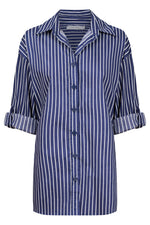 Fairbanks Stripe Shirt from The Haven Co - Navy