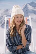 Fairbanks Stripe Shirt from The Haven Co - Navy