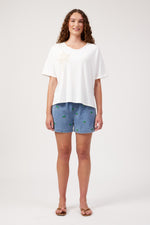 Zambezi T-shirt from The Haven Co - White