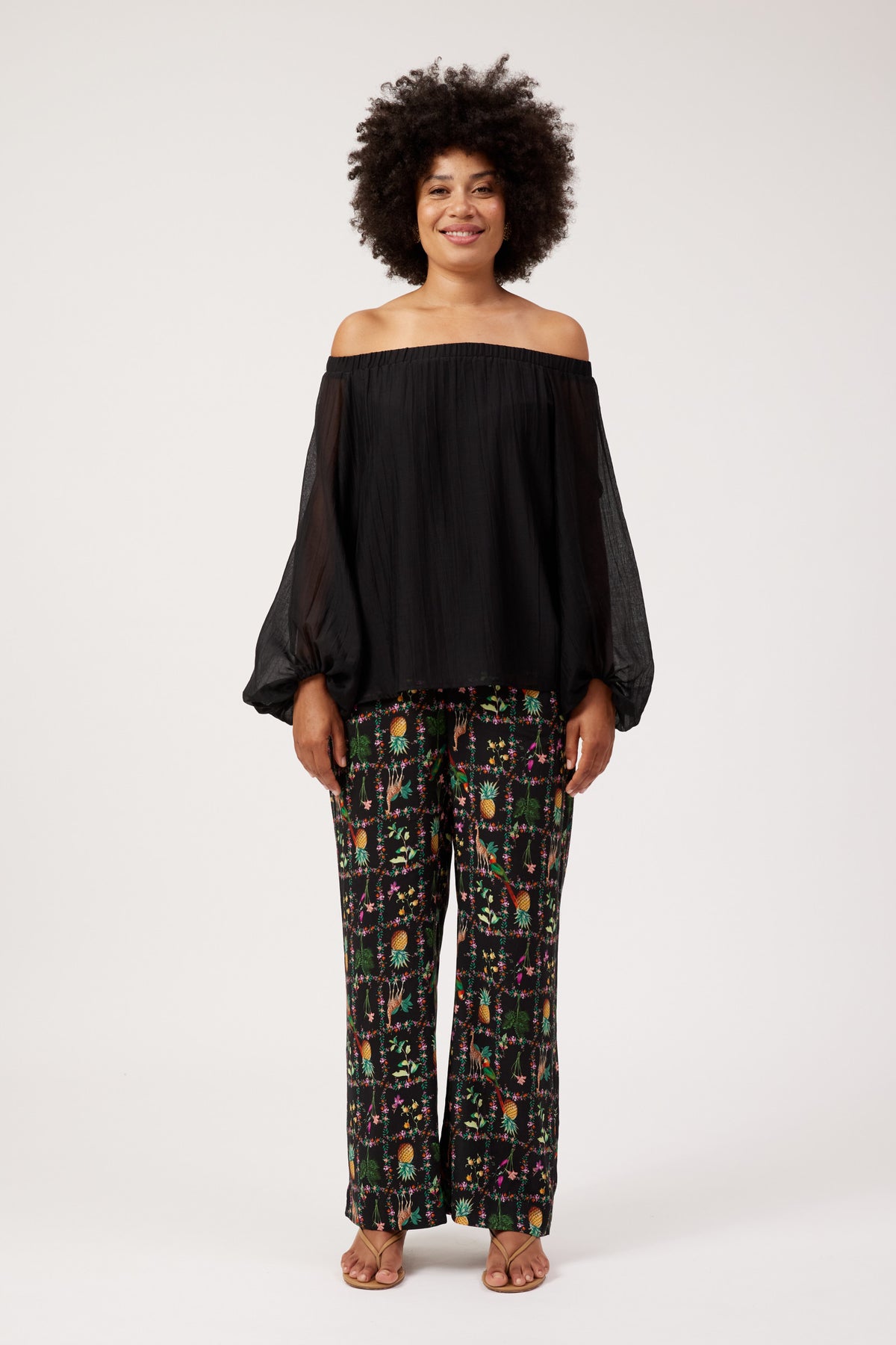 Kenya Off Shoulder Top from The Haven Co - Black