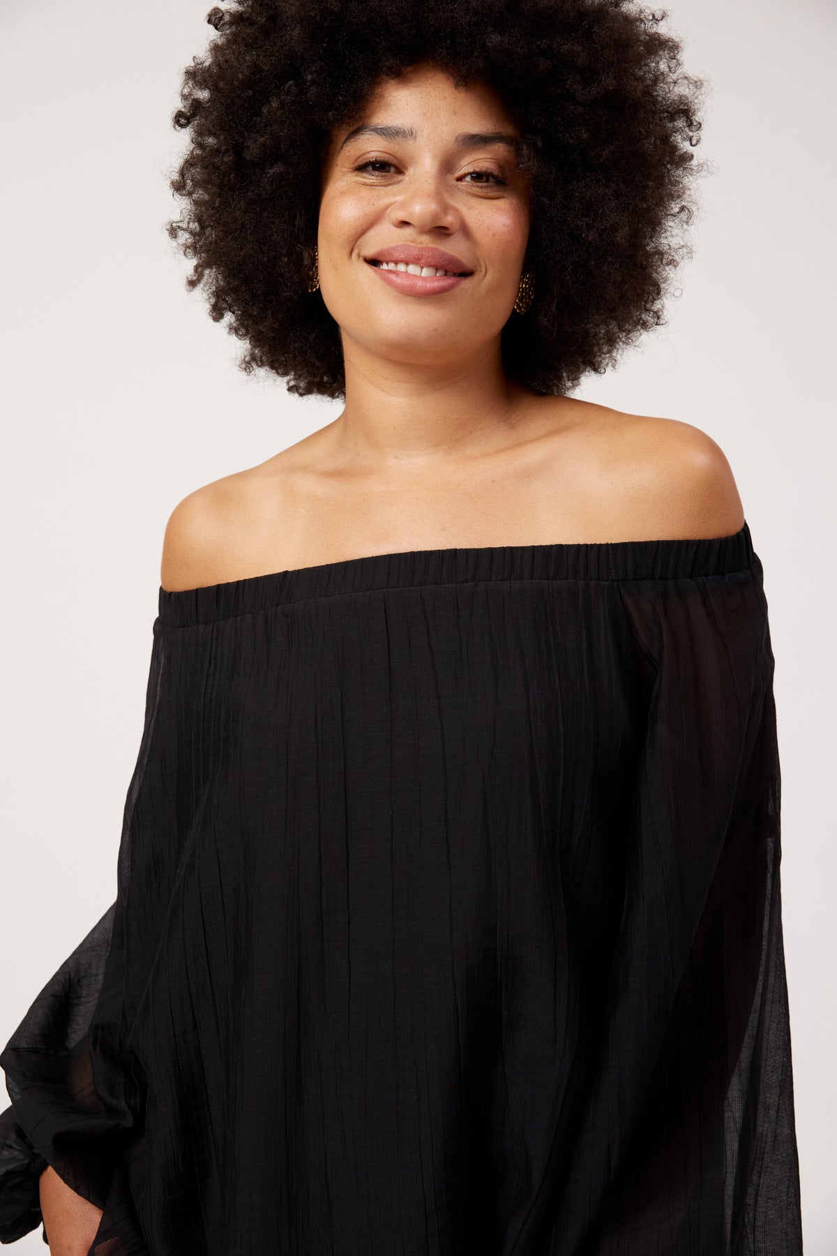 Kenya Off Shoulder Top from The Haven Co - Black
