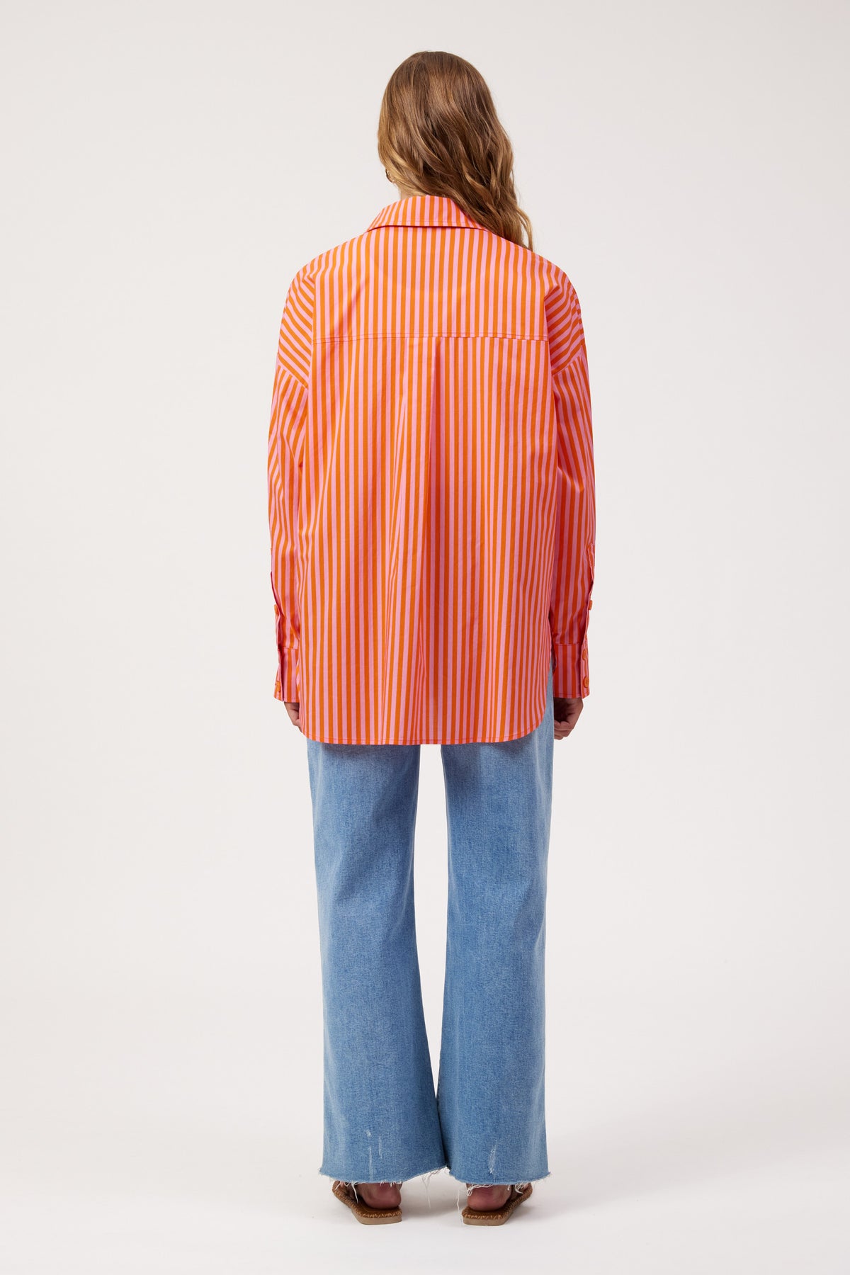 Mykonos Embroidered Shirt - Pink