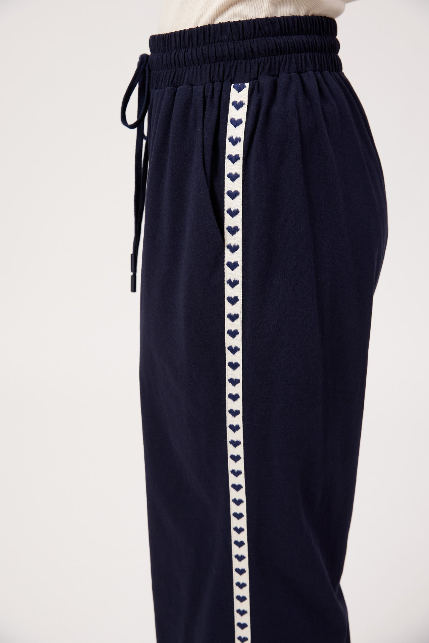 Elba Heart Pant from The Haven Co - Navy