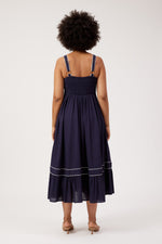 Positano Contrast Dress from The Haven Co - Navy