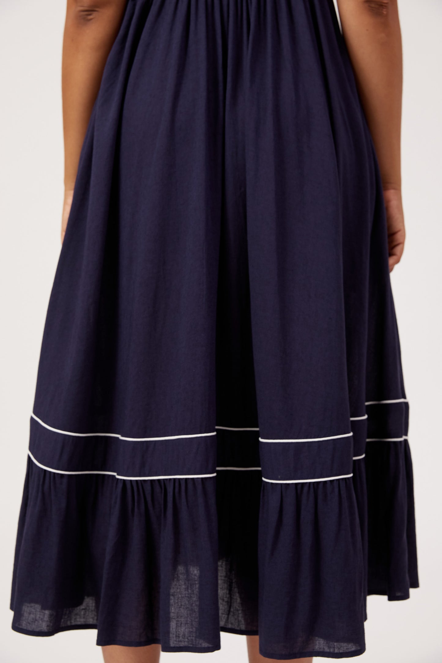 Positano Contrast Dress from The Haven Co - Navy