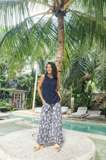 Olympus Applique Tank from The Haven Co - Navy