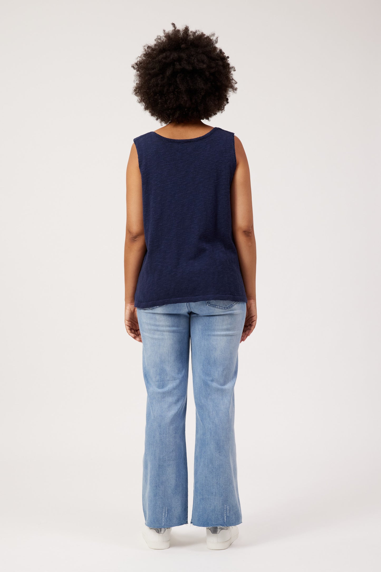 Olympus Applique Tank from The Haven Co - Navy