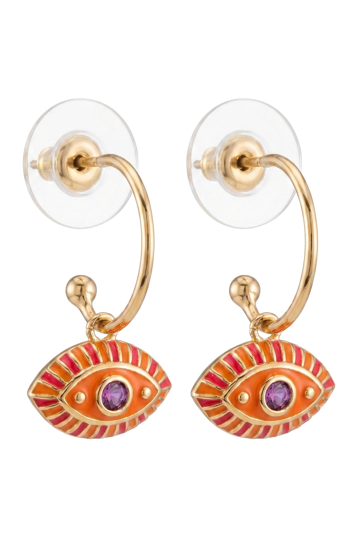 Positano Eye Earring - Orange