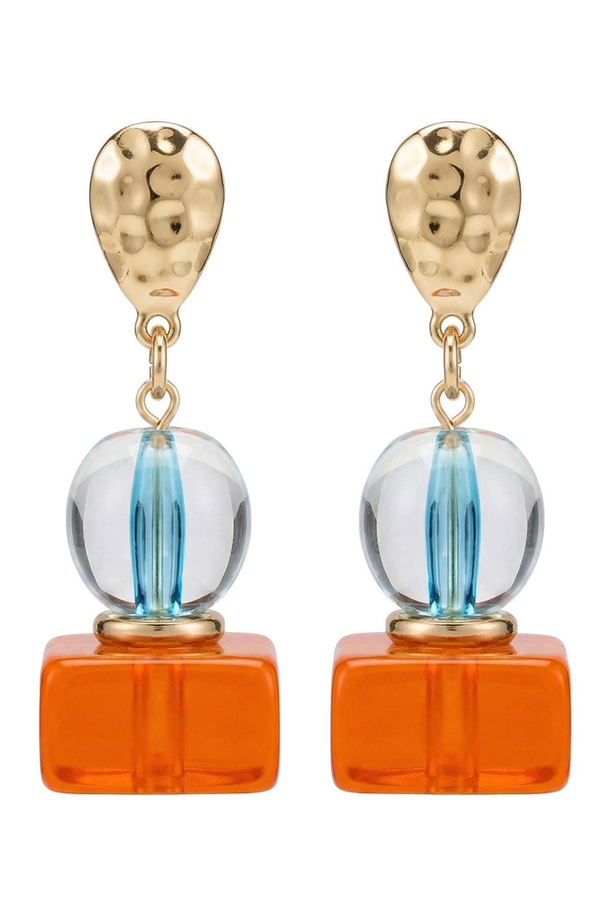 Crete Blue Earring - Bead