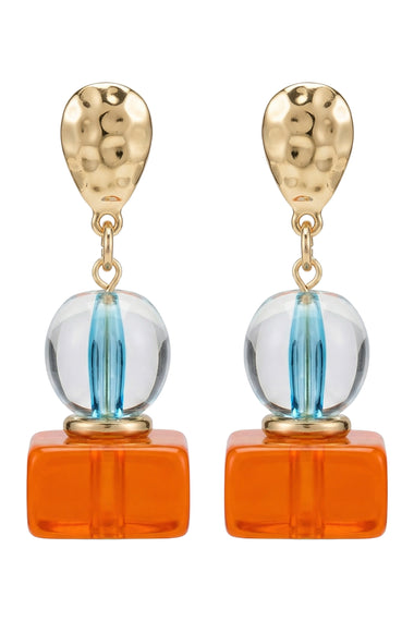 Crete Blue Earring - Bead