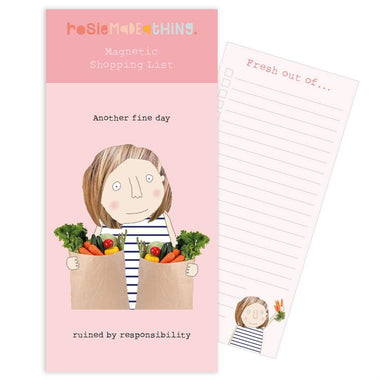 Rosie Made a Thing - Another fine day ruined by responsibility - Magnetic List Pad