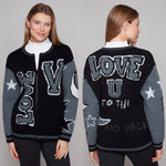 Carre Noir "LOVE U" To The Moon & Back Cardi