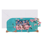 Alljoy Design - Cherry And Swallows - Message In A Bottle Card