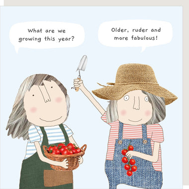 Rosie made a thing - growing card