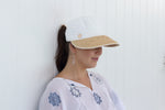 Betty Cap Raffia White