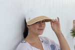 Betty Cap Raffia White