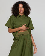 Boom Shankar Guru Skirt in Chive