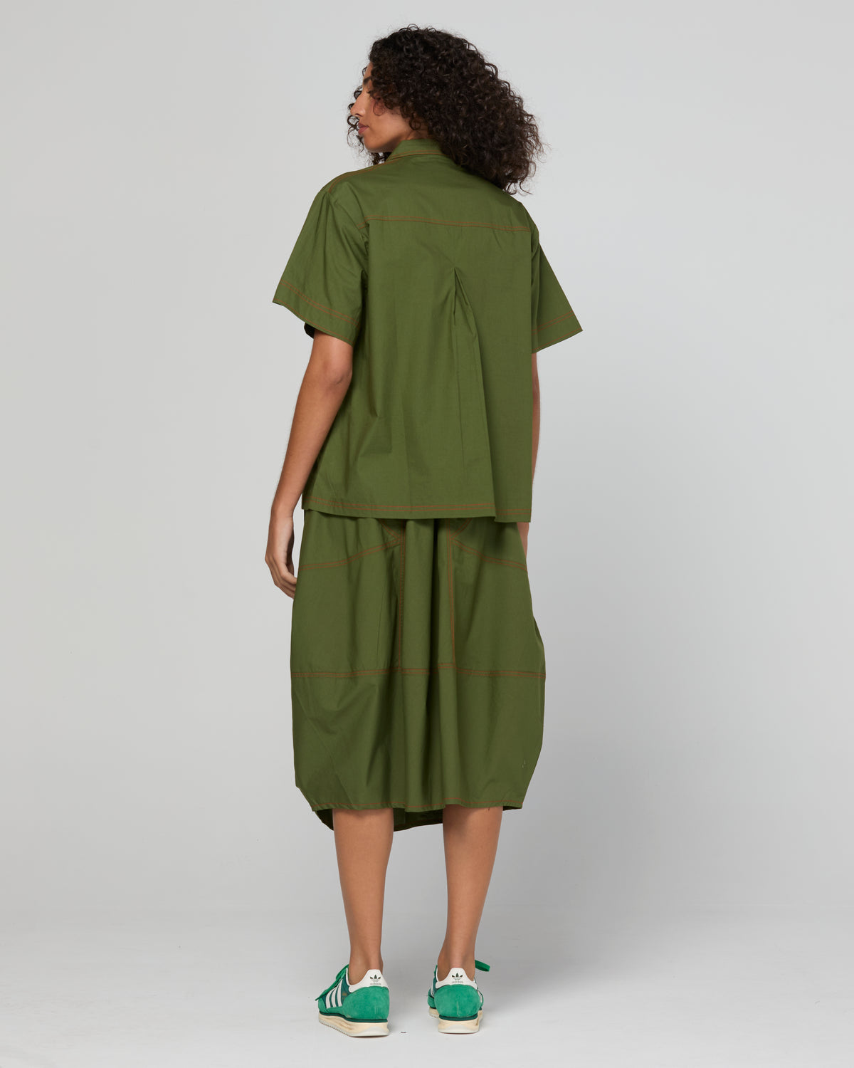 Boom Shankar Guru Skirt in Chive
