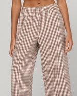 Evelina Pant - Cocoa Gingham