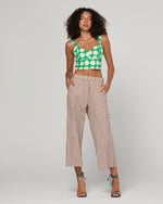 Evelina Pant - Cocoa Gingham