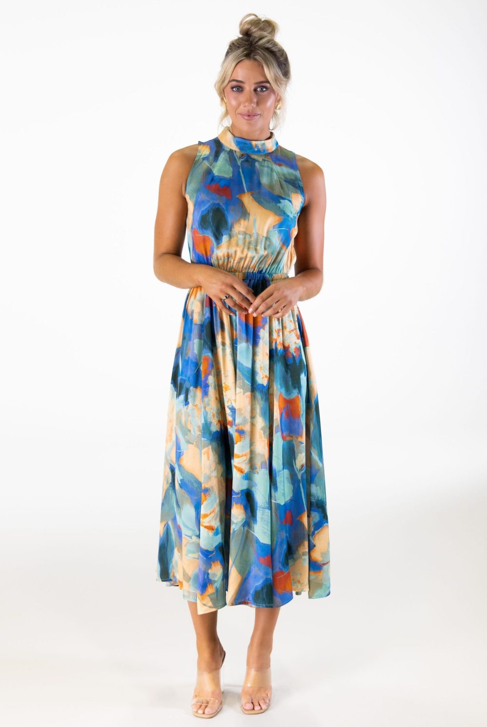 Sicily Panelled Midaxi Dress
