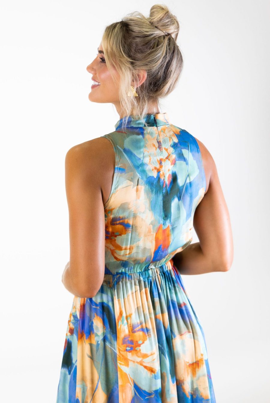 Sicily Panelled Midaxi Dress