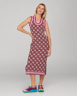 Boom Shankar Gigi Dress - Merlot Jacquard knit