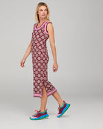 Boom Shankar Gigi Dress - Merlot Jacquard knit