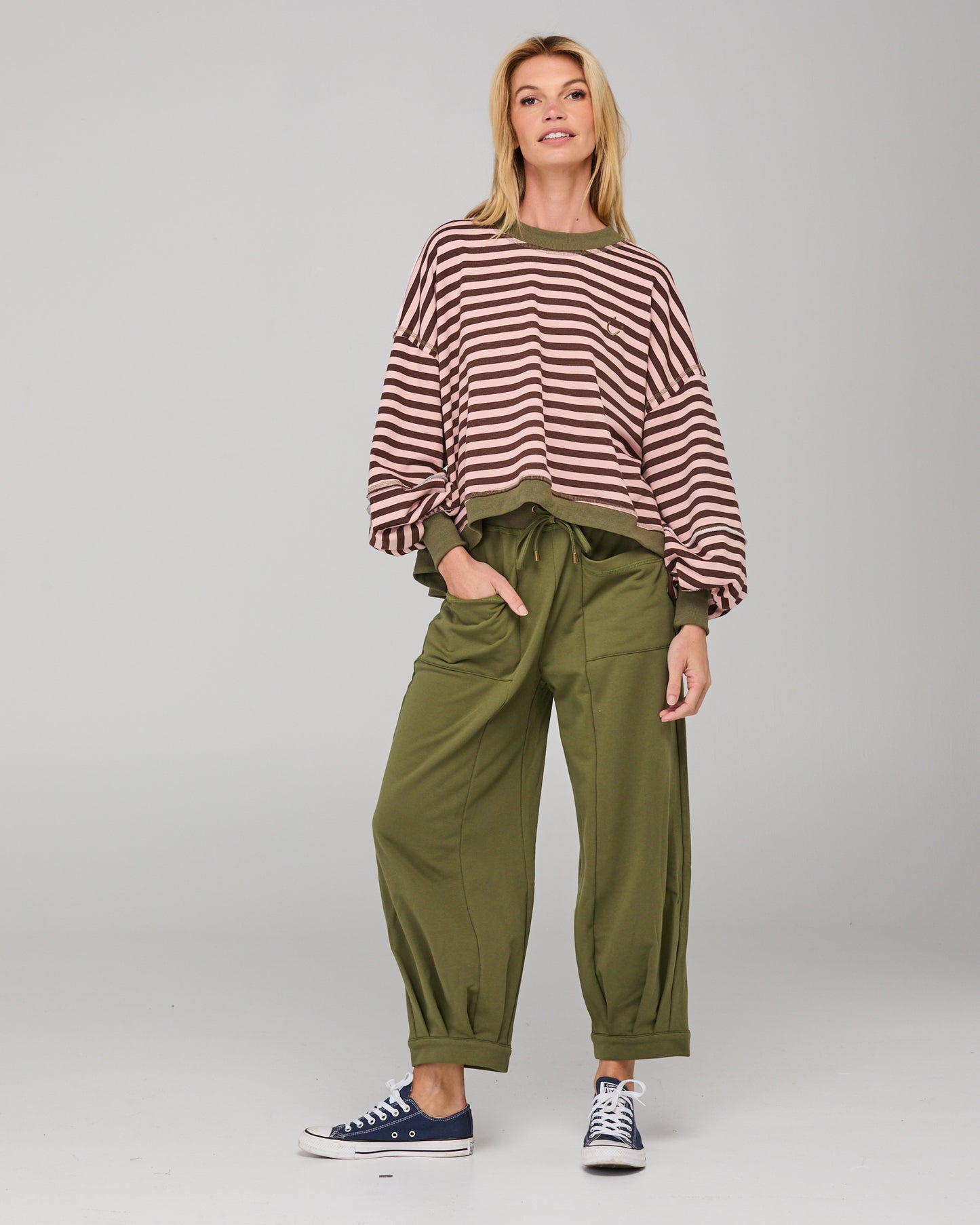 Boom Shankar Guru Sweatshirt - Dusty pink