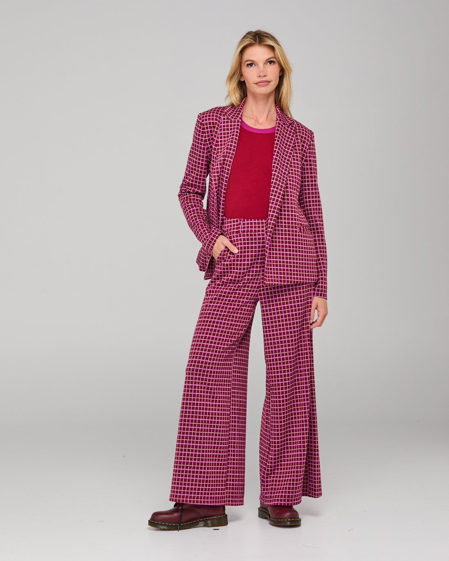 Boom Shankar Aiko Pant - Himari Check