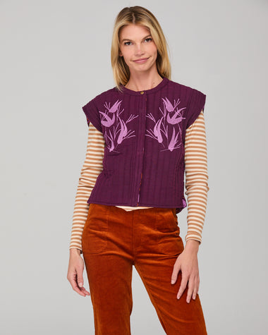 Choko Reversible Vest from Boom Shankar - Kazu print