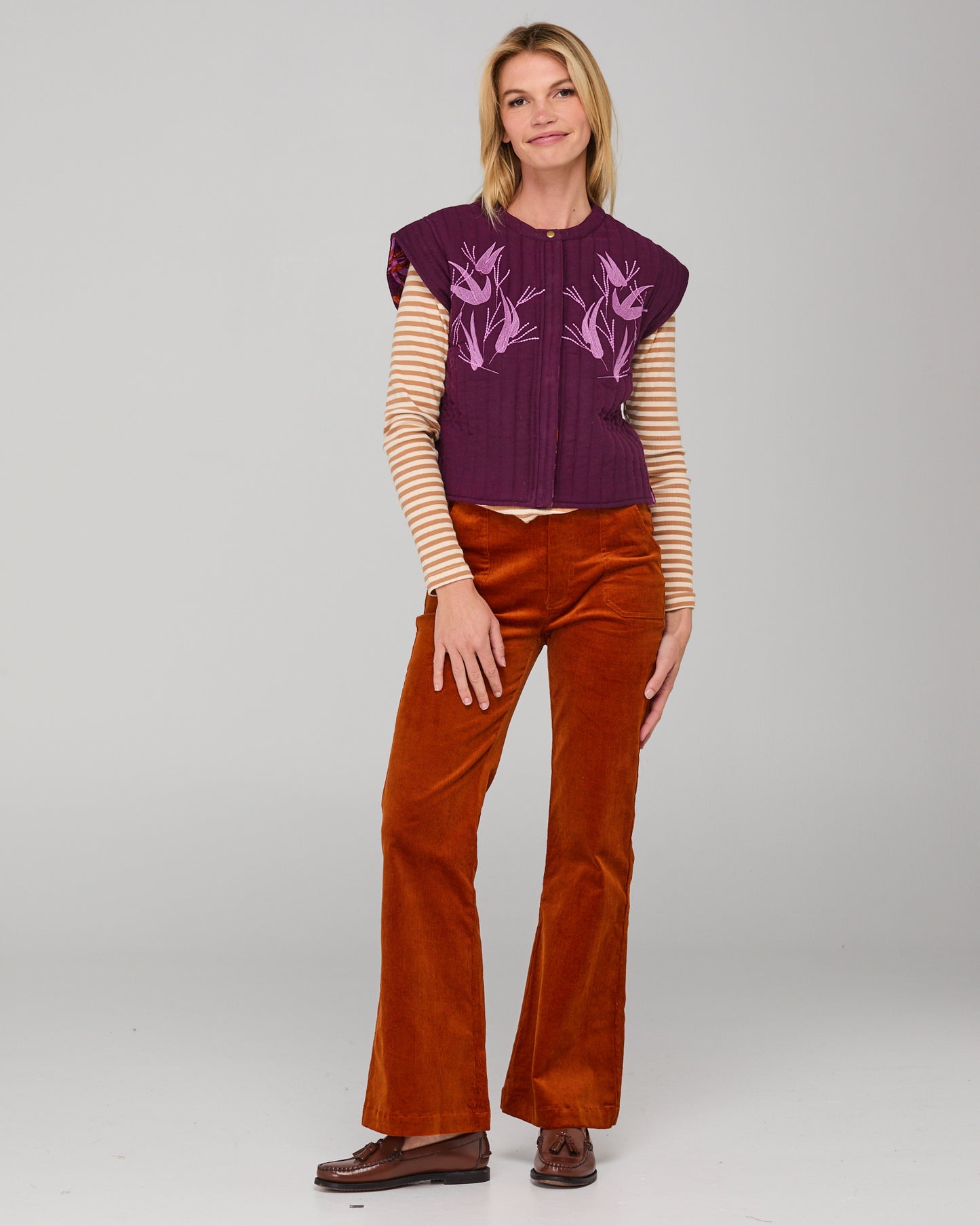 Choko Reversible Vest from Boom Shankar - Kazu print