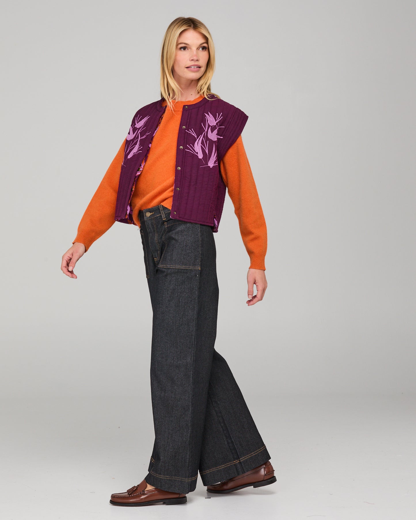 Choko Reversible Vest from Boom Shankar - Kazu print