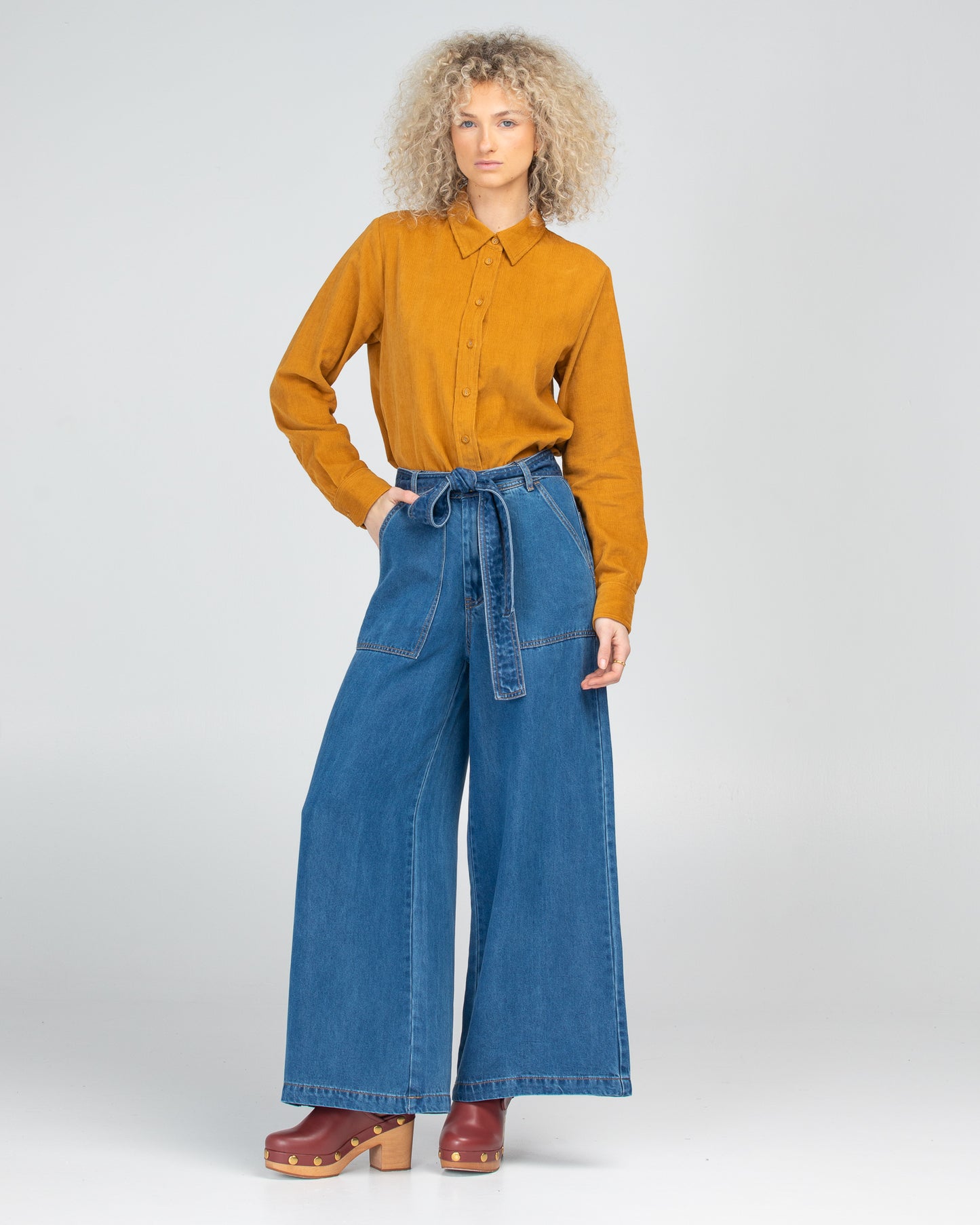 Boom Shankar Metropolitan Shirt - Marigold colour