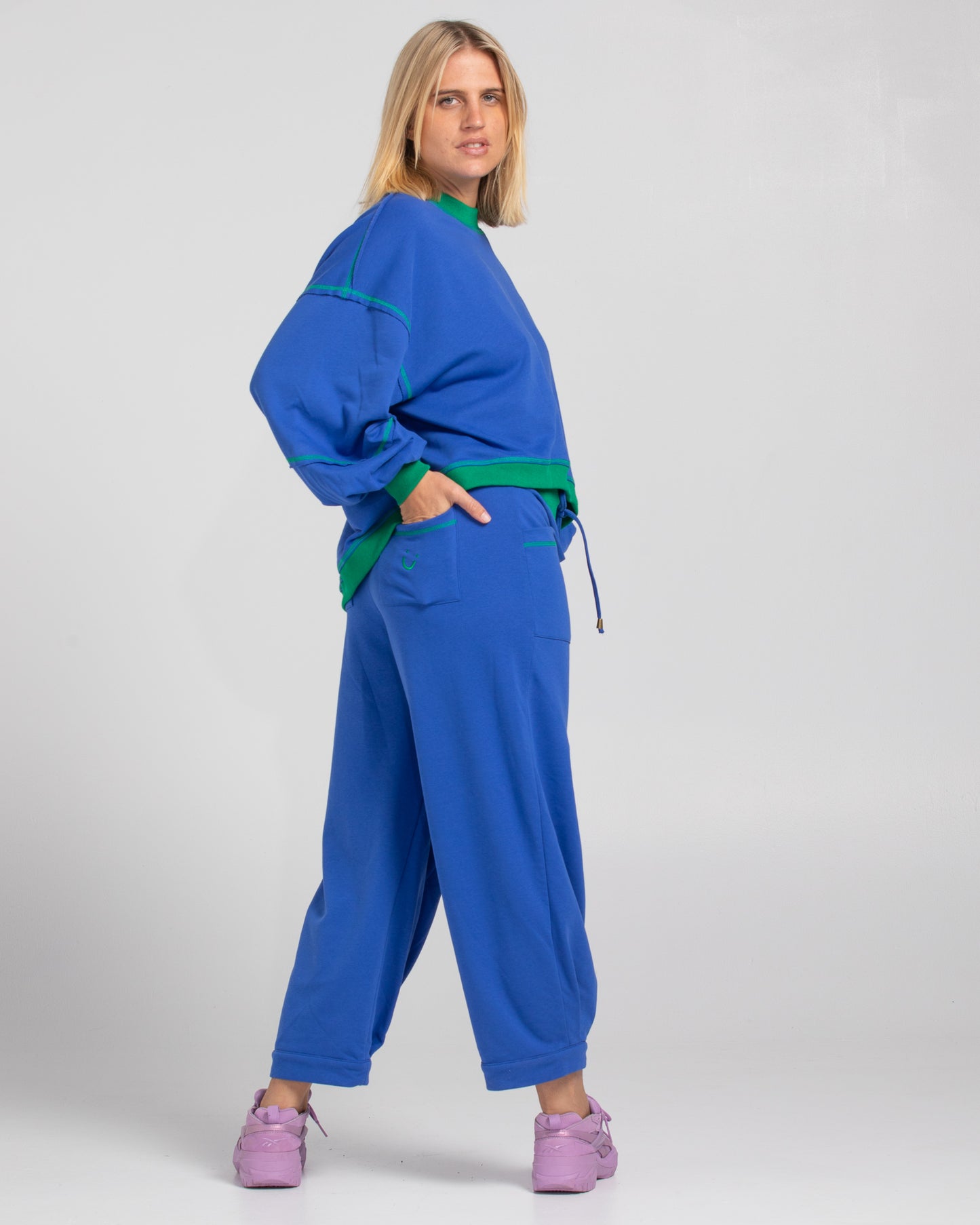 Boom Shankar Guru Trackpant - Cobalt