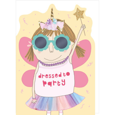 Dressed to party card