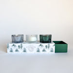 Cypress & Fir Glass Candle Boxed Gift Set Of 3 x 56g