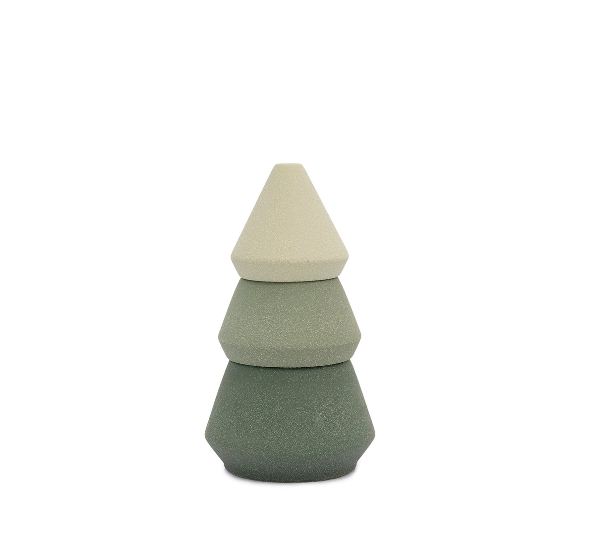 Cypress & Fir Ceramic Tree Stack White