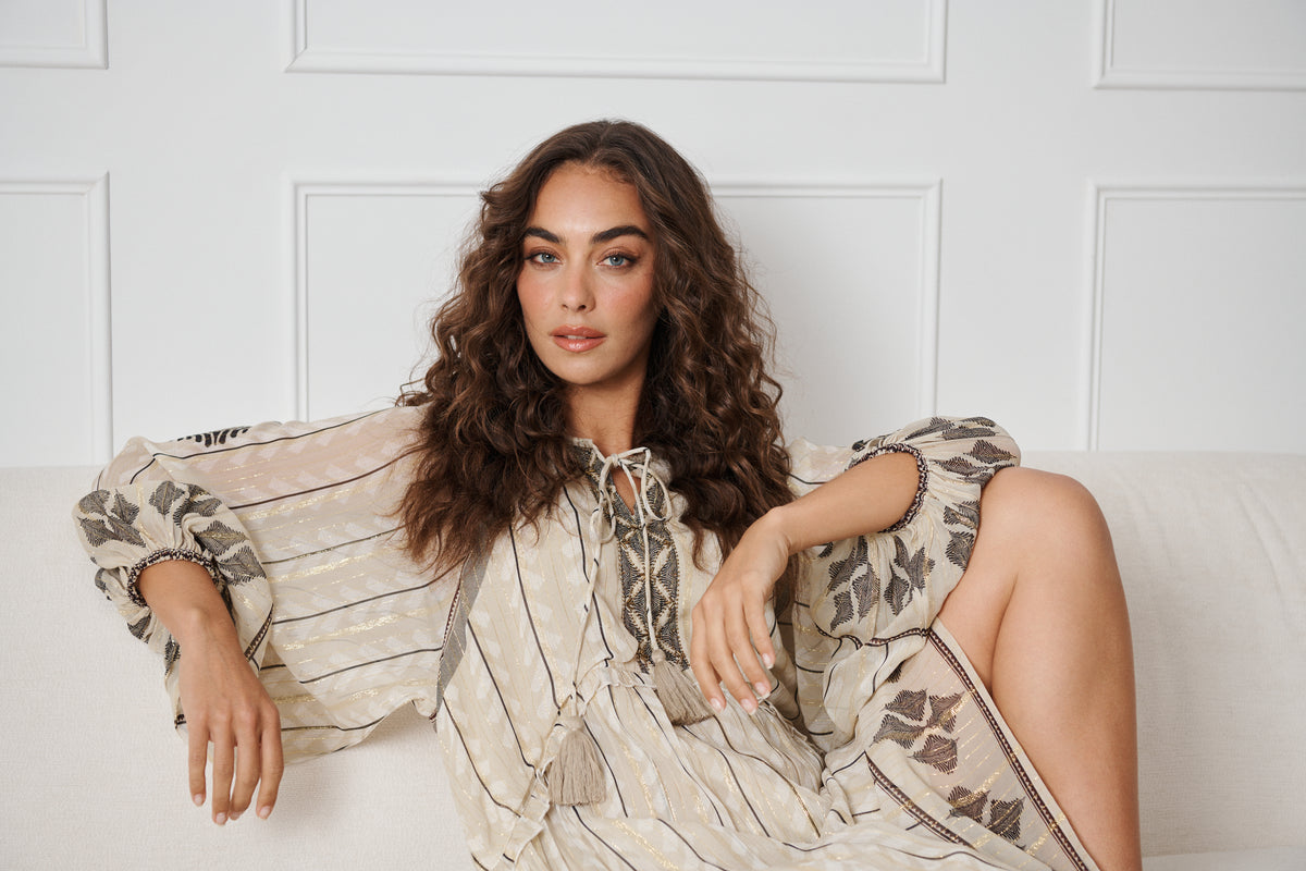 Caju Moroccan Lurex Dress