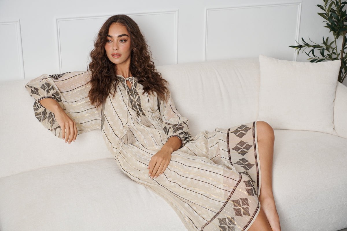 Caju Moroccan Lurex Dress